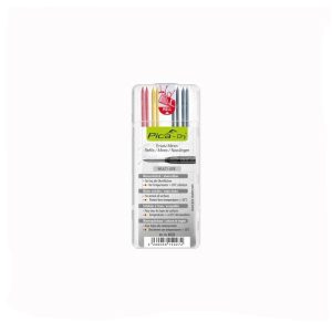 pica dry mines de rechange assorties etui de 8 mines
