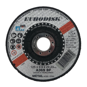 disque métal 125x2,5x22,23 mm eurodisk ati