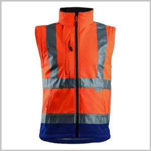 VESTE SOFTSHELL HAUTE VISIBILITE 2 EN 1 STATION ORANGE